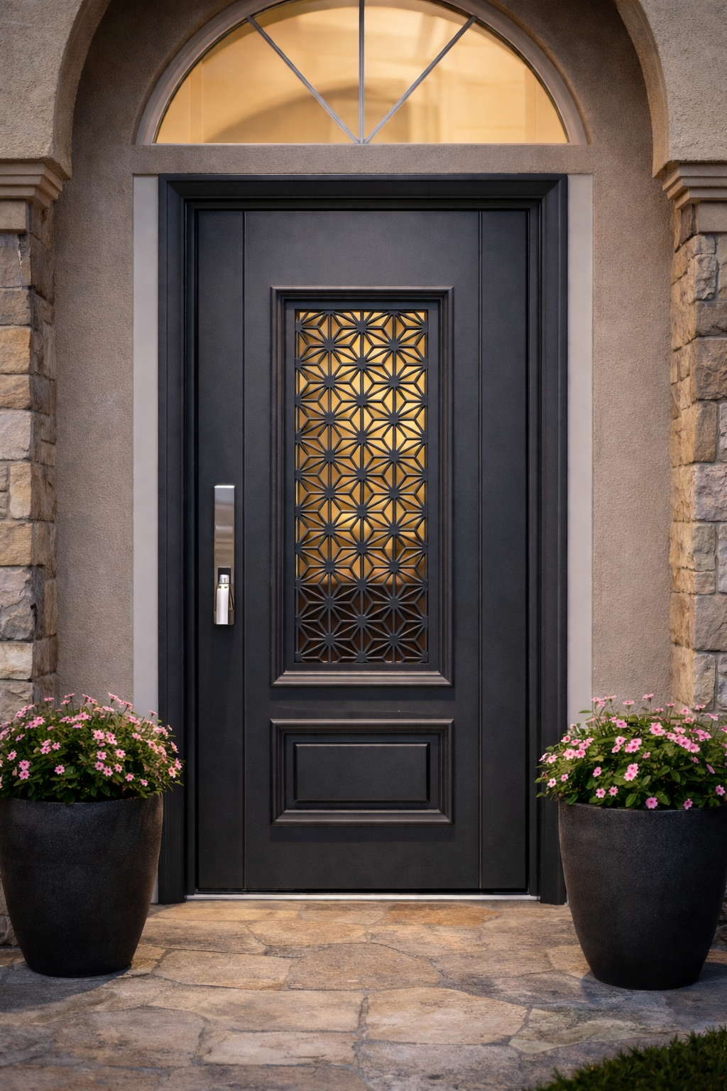 Ornamental Steel Security Door