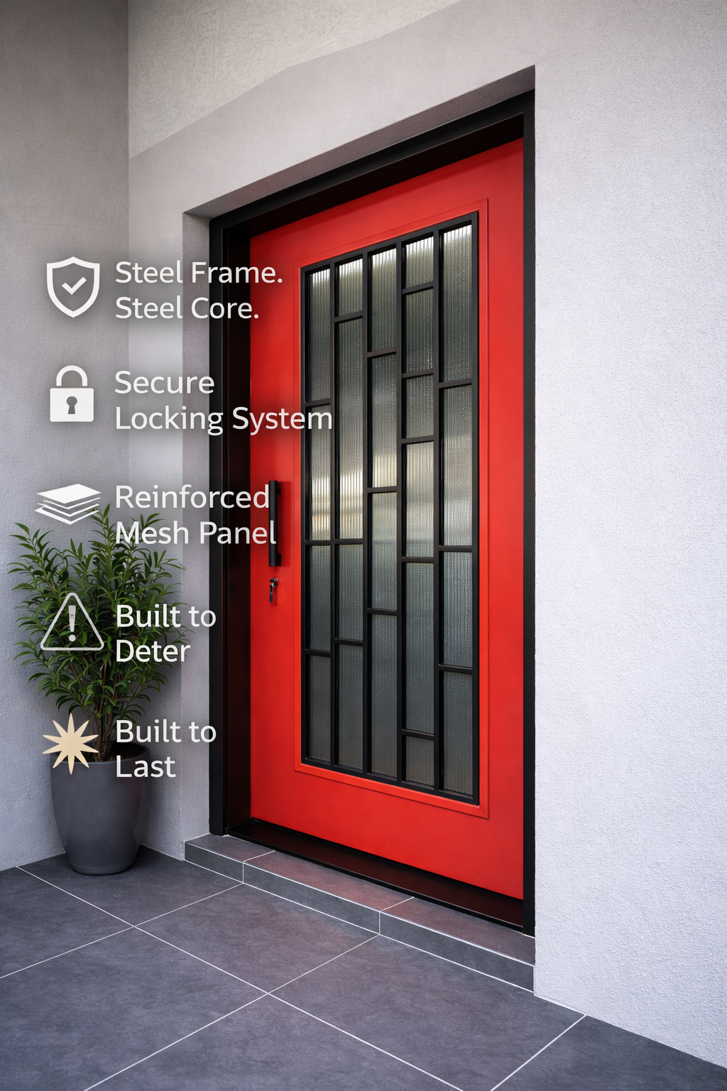Premium Steel Entry Door