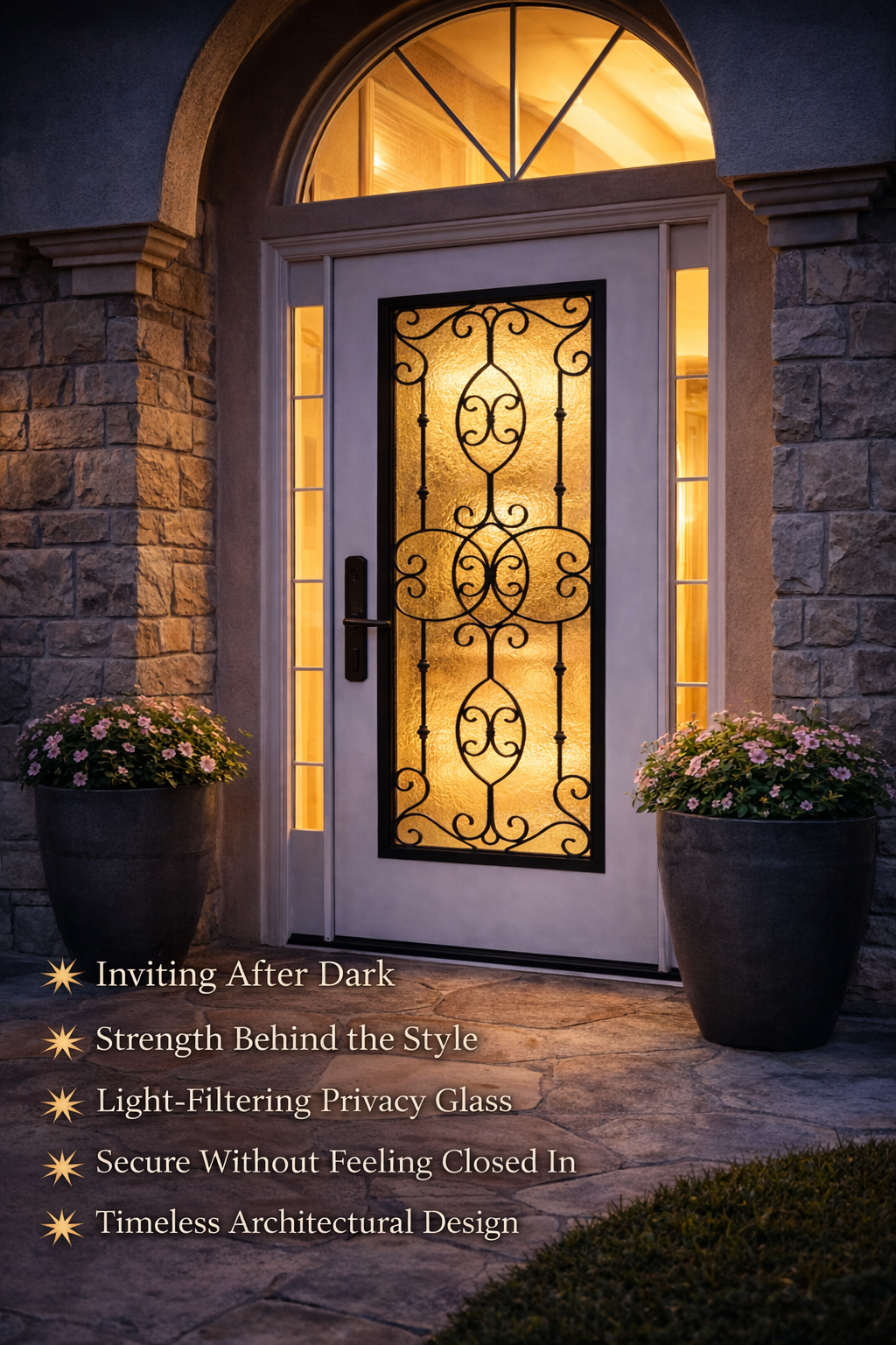 Decorative Steel Security Door