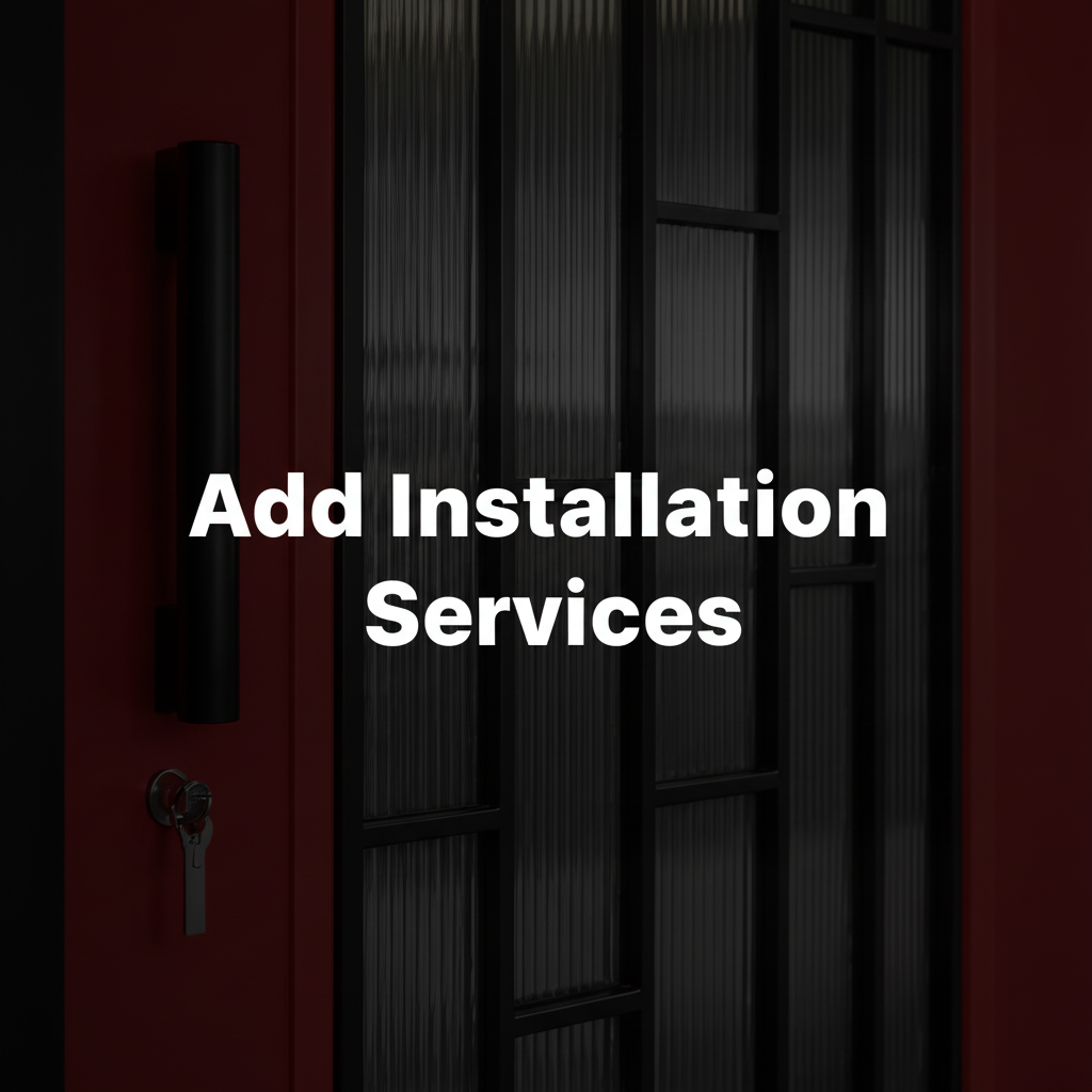 Add Installation Services with darker overlay